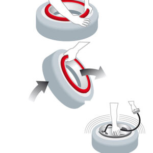 Alternative view of Innovative Reifenmontagehilfe