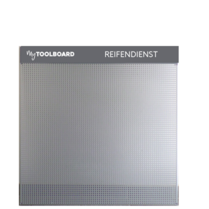 Lochtafel "MyToolBoard" mit Schriftzug