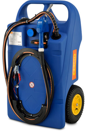 Mobiles AdBlue® Abfüllgerät für Pkw 60L, 12 Volt Klemmen,